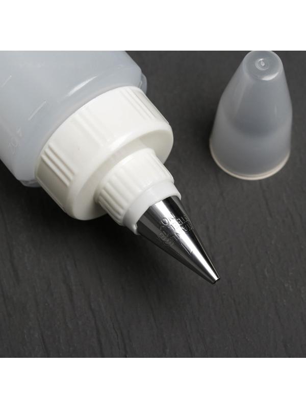 Шприц кондитерский для двухцветного декорирования Доляна «Дубль», 17×5,5×5,5 см