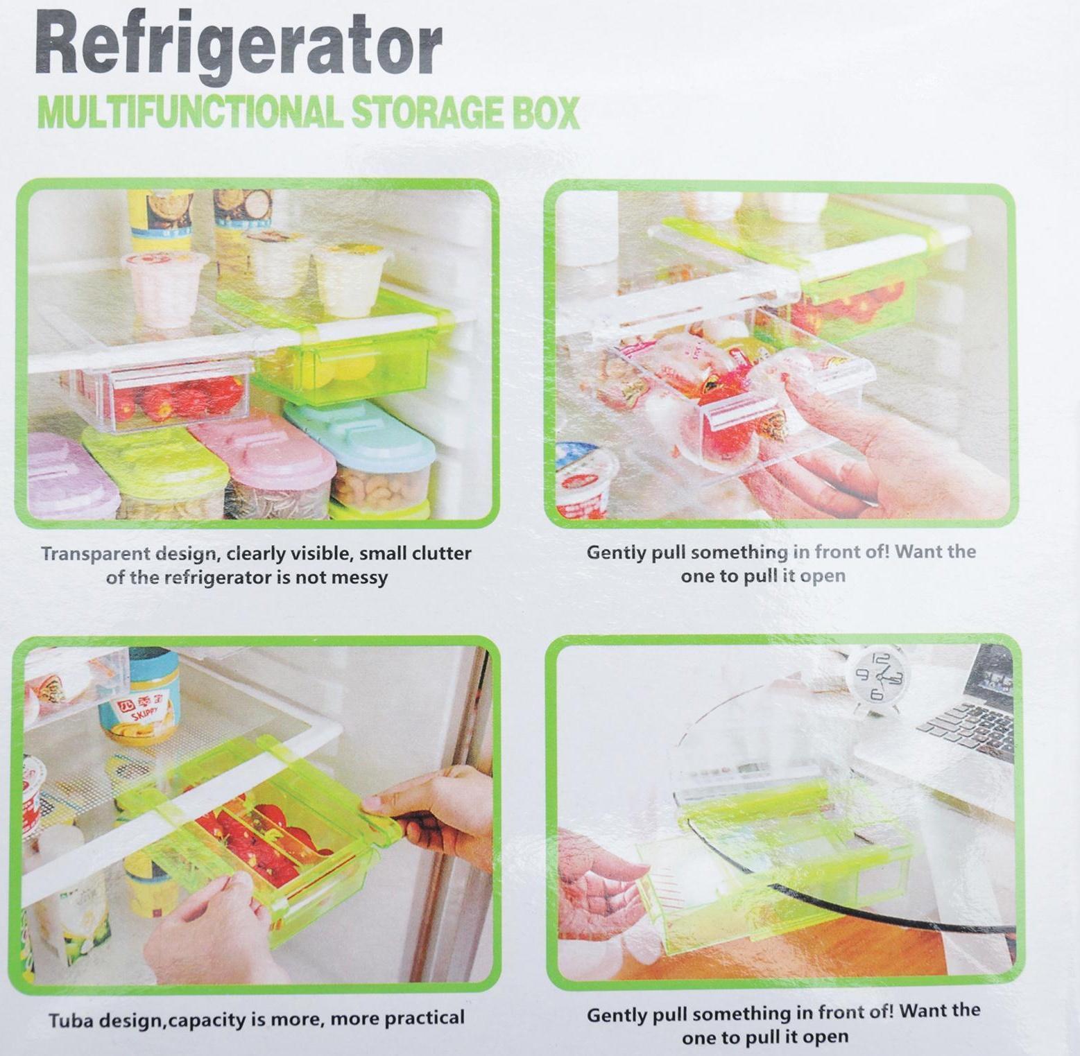 Полка подвесная в холодильник, 16,5×16×8 см, цвет МИКС