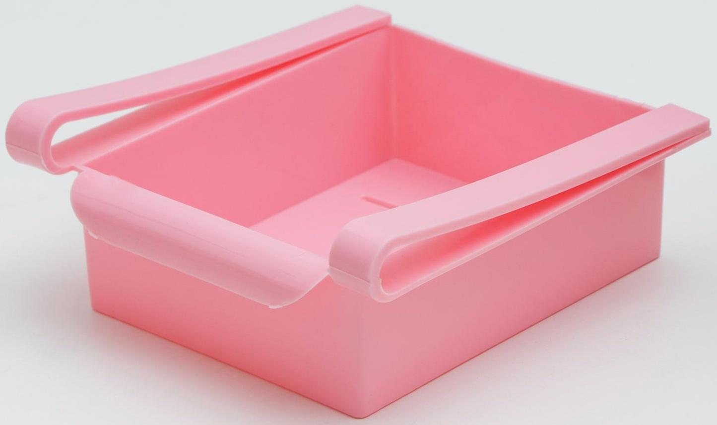 Полка подвесная в холодильник, 16,5×16×8 см, цвет МИКС