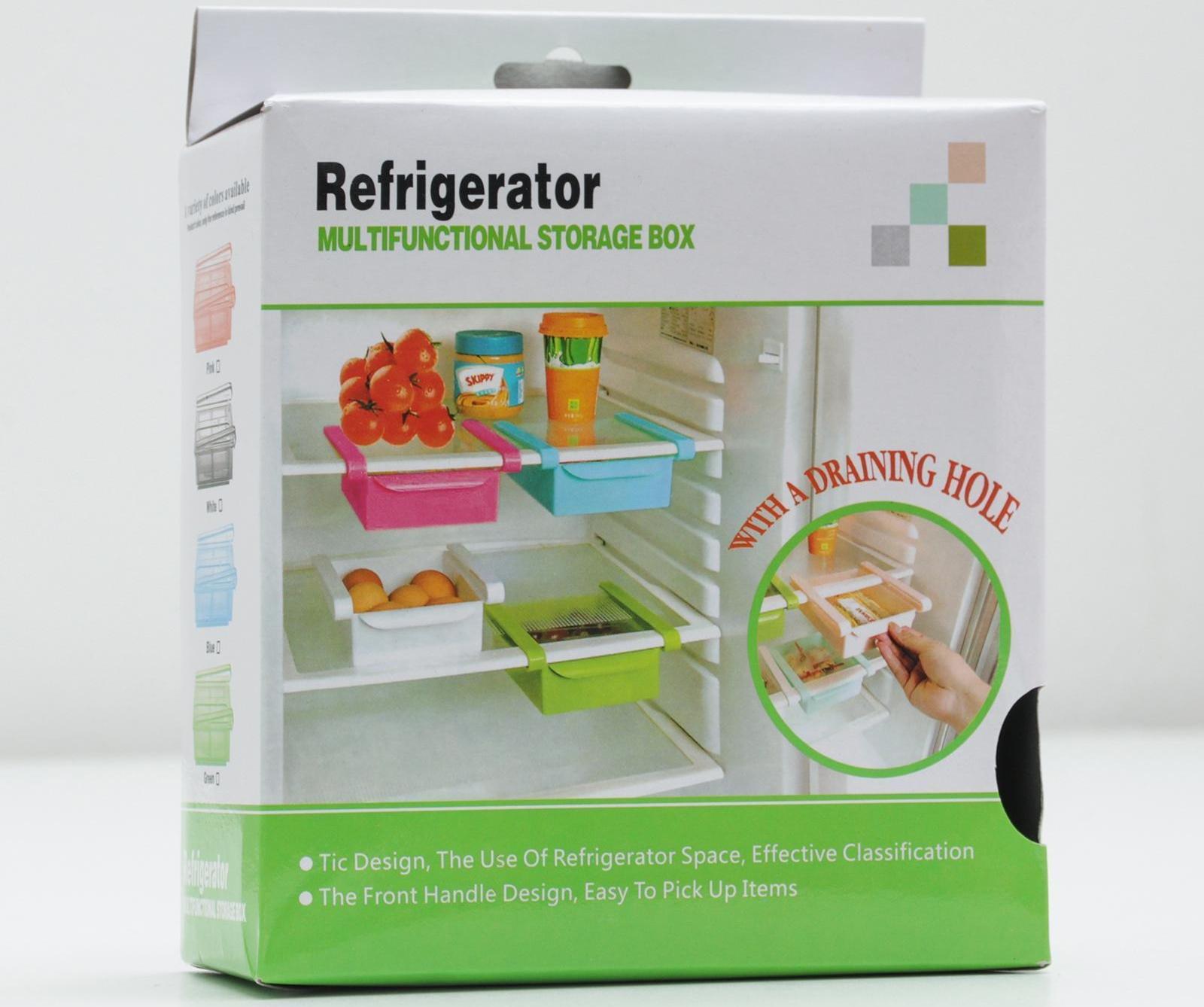 Полка подвесная в холодильник, 16,5×16×8 см, цвет МИКС