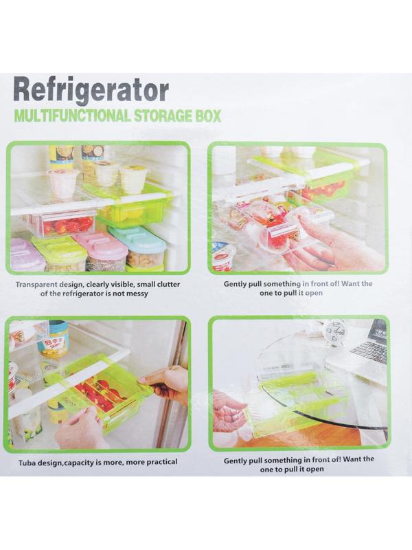 Полка подвесная в холодильник, 16,5×16×8 см, цвет МИКС