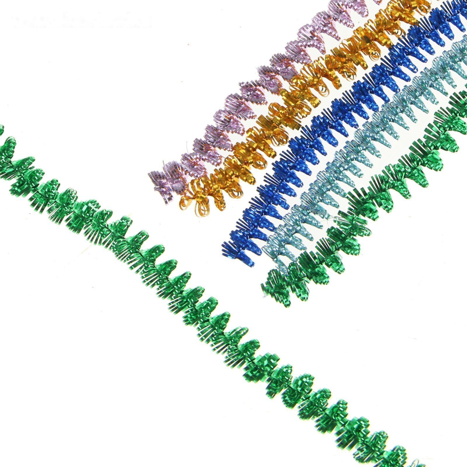 Мишура новогодняя № 3 одиночная , d-10 мм, 200 см  МИКС