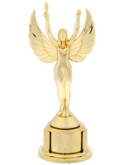 Женская фигура, «Ника», золото