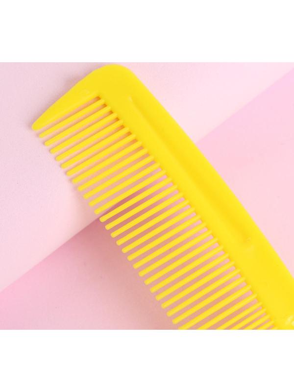 Расчёска комбинированная, 12 × 3 см, цвет МИКС