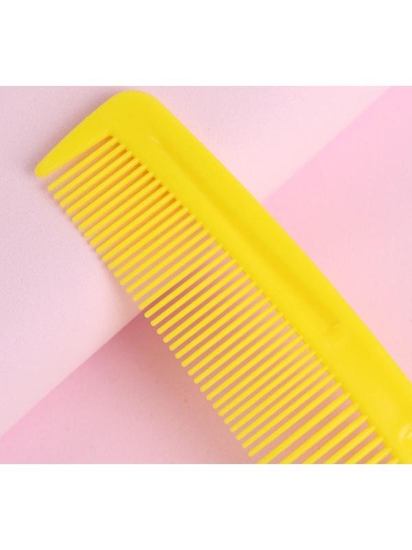 Расчёска комбинированная, 12 × 3 см, цвет МИКС