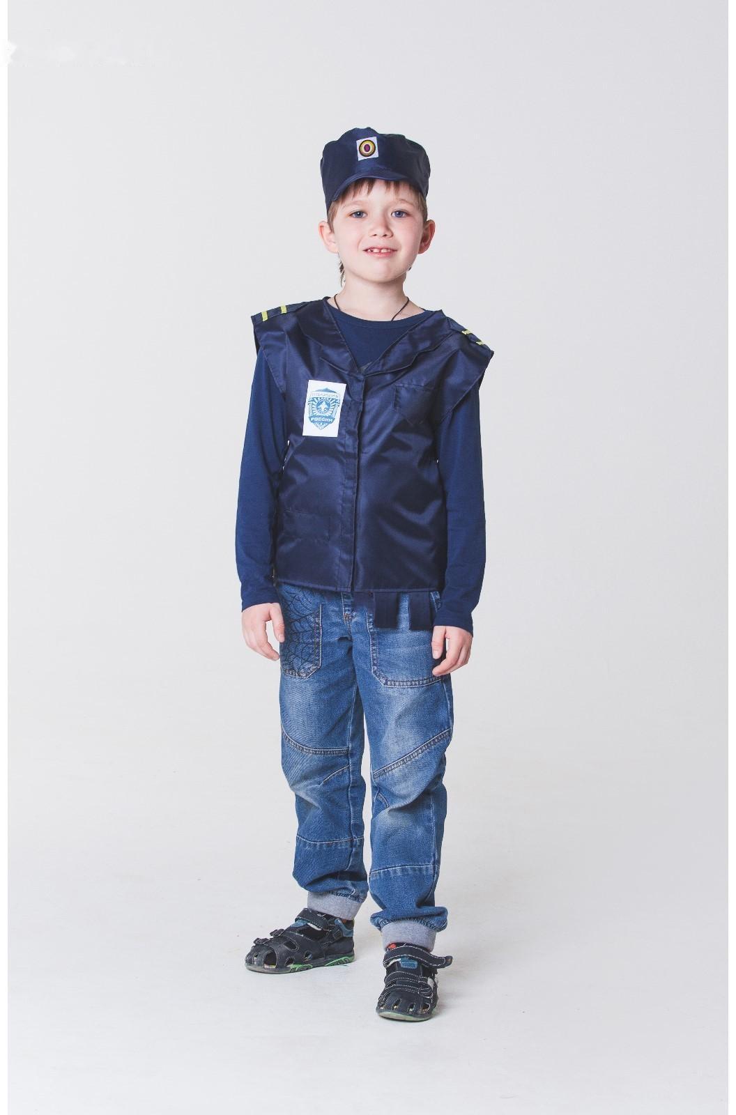 Карнавальный костюм «Полиция», р. 32-34, рост 110-122 см, 4-6 лет