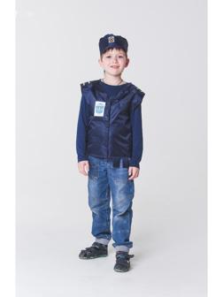 Карнавальный костюм «Полиция», р. 32-34, рост 110-122 см, 4-6 лет