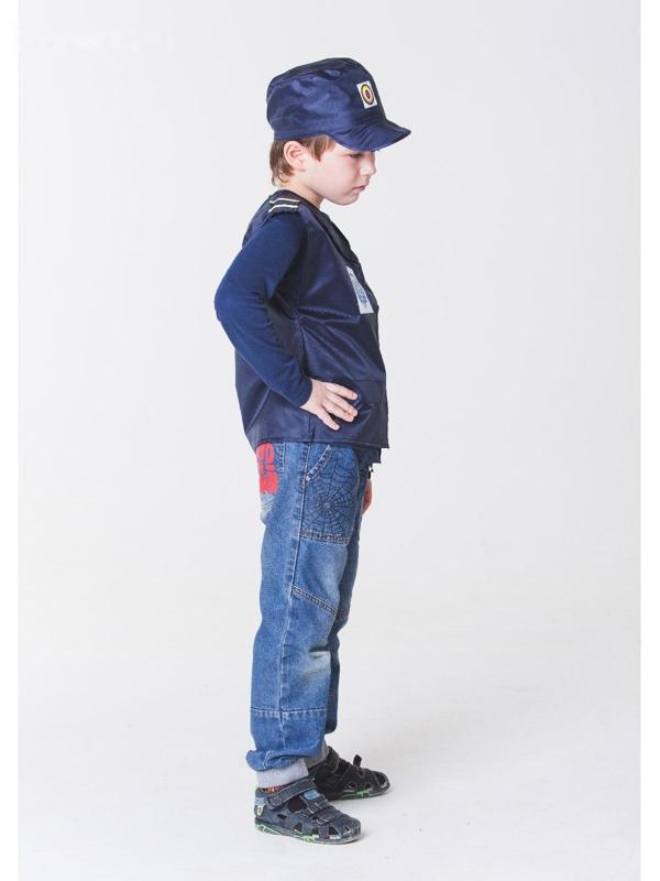 Карнавальный костюм «Полиция», р. 32-34, рост 110-122 см, 4-6 лет