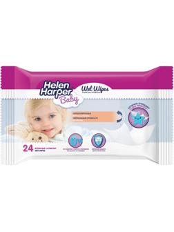 Детские влажные салфетки Helen Harper Baby, 24 шт.