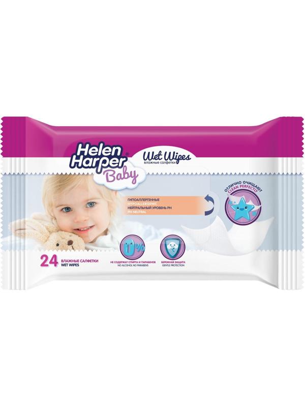 Детские влажные салфетки Helen Harper Baby, 24 шт.
