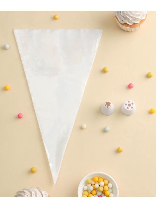 Набор кондитерский Доляна, 10 предметов: 8 мешков, 2 насадки 21,5×10,5×4,5 см