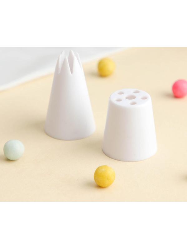 Набор кондитерский Доляна, 10 предметов: 8 мешков, 2 насадки 21,5×10,5×4,5 см