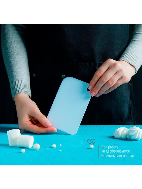 Шпатель кондитерский прямой Доляна, 13,5×9,5 см