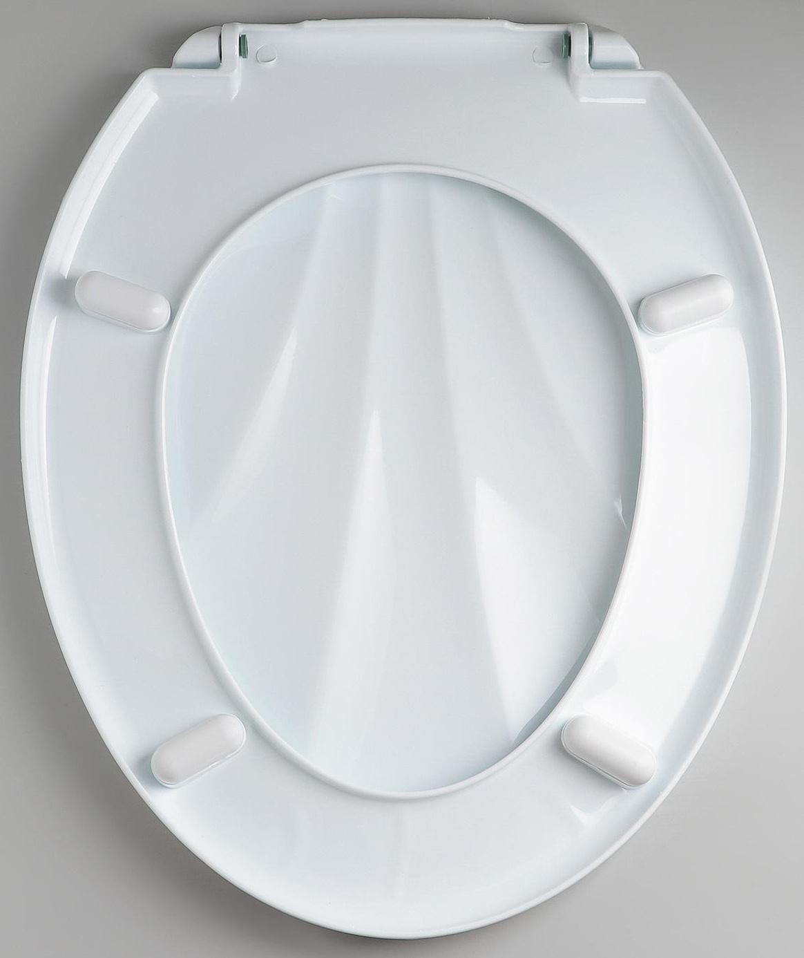 Сиденье для унитаза с крышкой «Ракушка», цвет белый