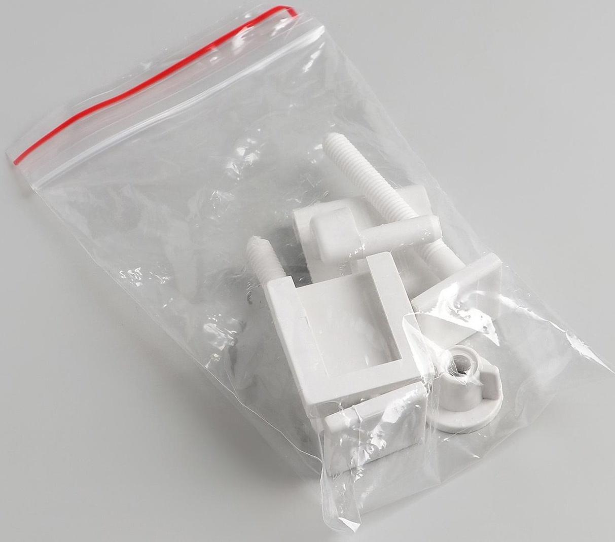 Сиденье для унитаза с крышкой «Декор. Ажур», 44,5×37 см, цвет белый