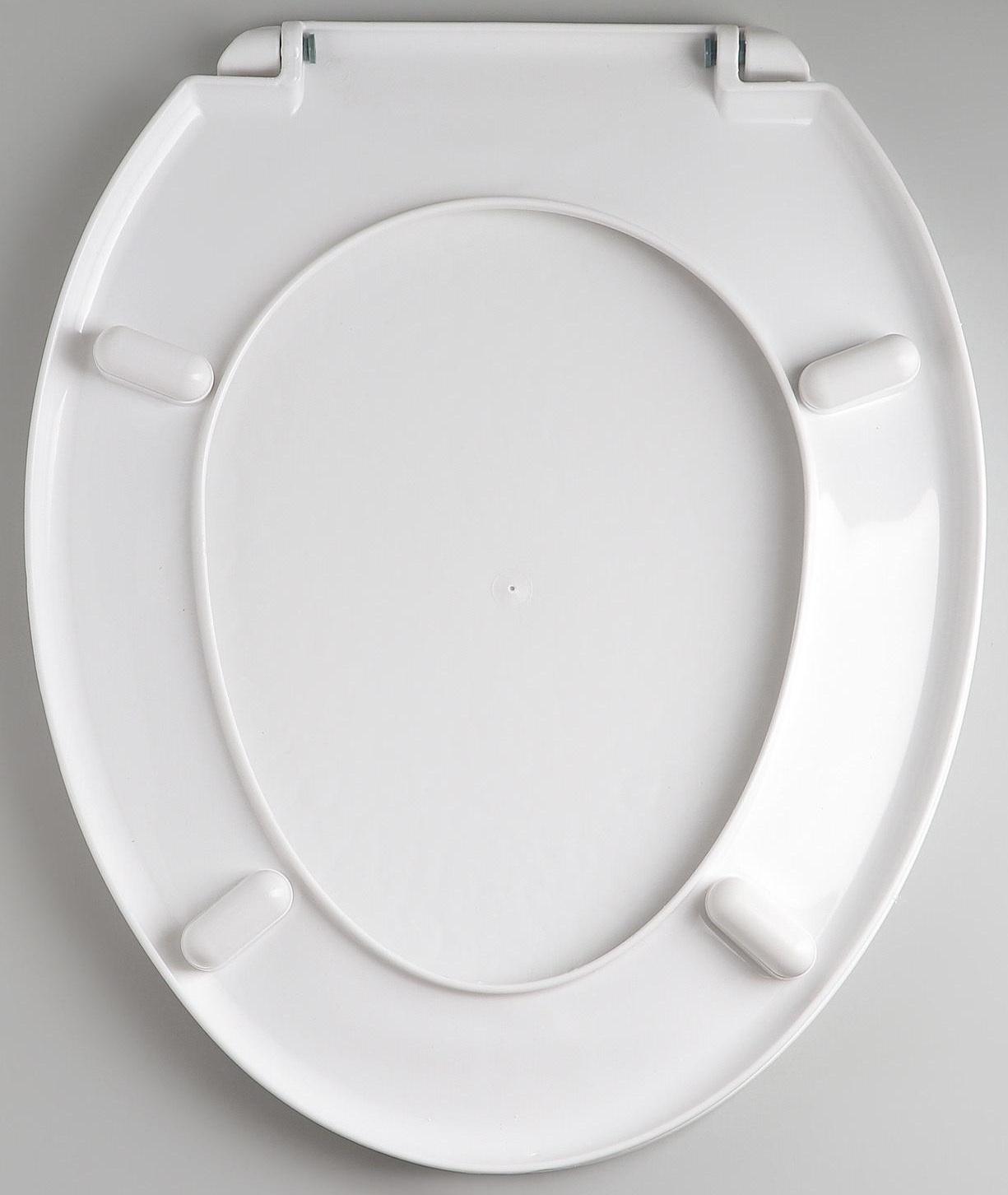 Сиденье для унитаза с крышкой «Декор. Ажур», 44,5×37 см, цвет белый