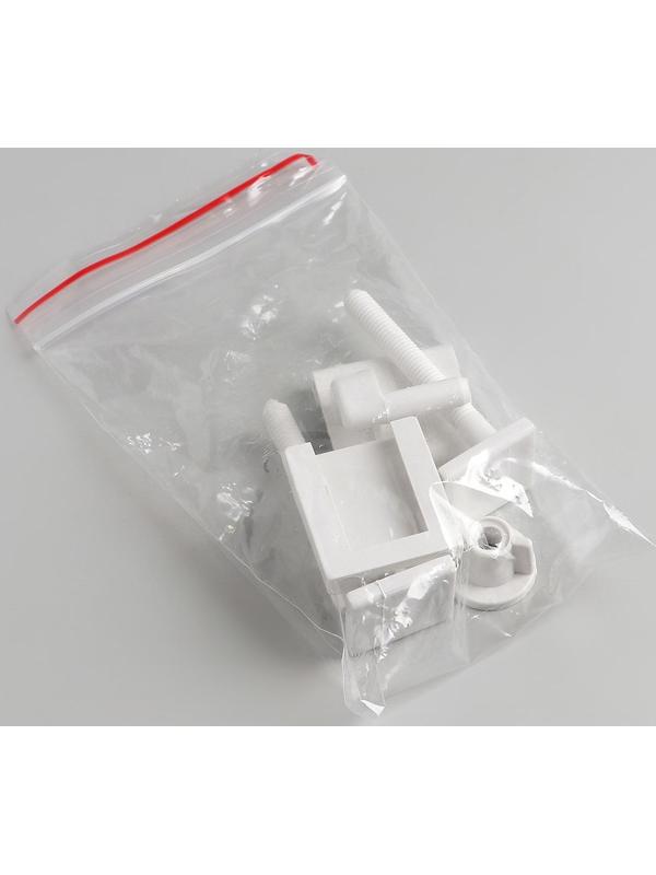 Сиденье для унитаза с крышкой «Декор. Ажур», 44,5×37 см, цвет белый