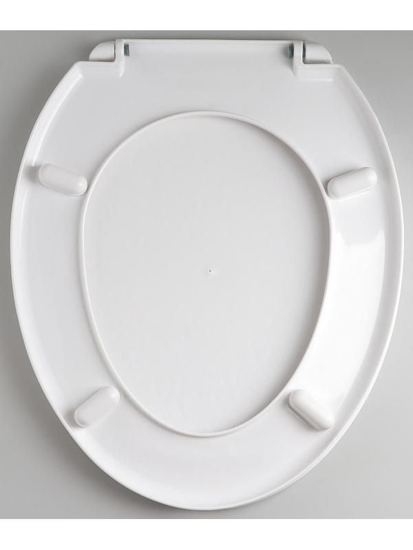 Сиденье для унитаза с крышкой «Декор. Ажур», 44,5×37 см, цвет белый