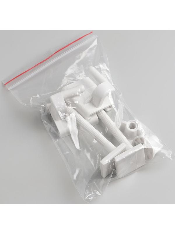 Сиденье для унитаза с крышкой «Декор. Яблоко», 44,5×37 см, цвет белый