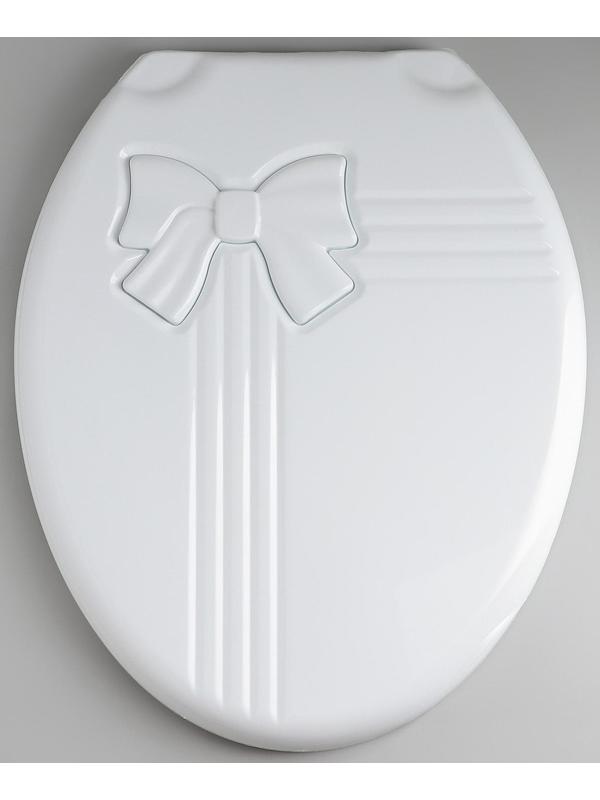 Сиденье для унитаза с крышкой «Комфорт Люкс», 44,5×37 см, цвет белый