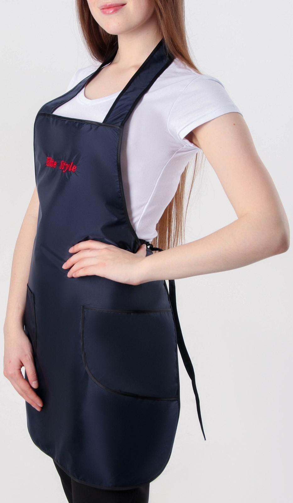 Фартук для мастера, цвет тёмно-синий