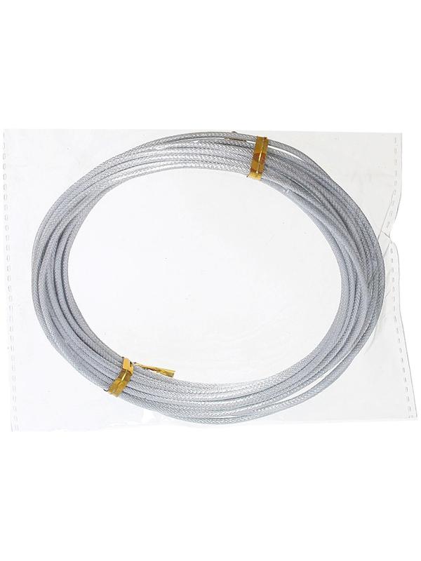 Проволока для плетения D=2мм, намотка 5м, цвет серебро