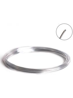 Проволока для плетения D=3мм, намотка 5м, цвет серебро