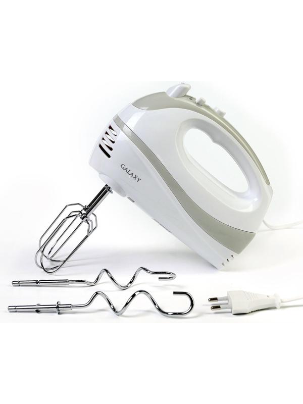 Миксер Galaxy GL 2209, ручной, 300 Вт, 5 скоростей, турбо-режим