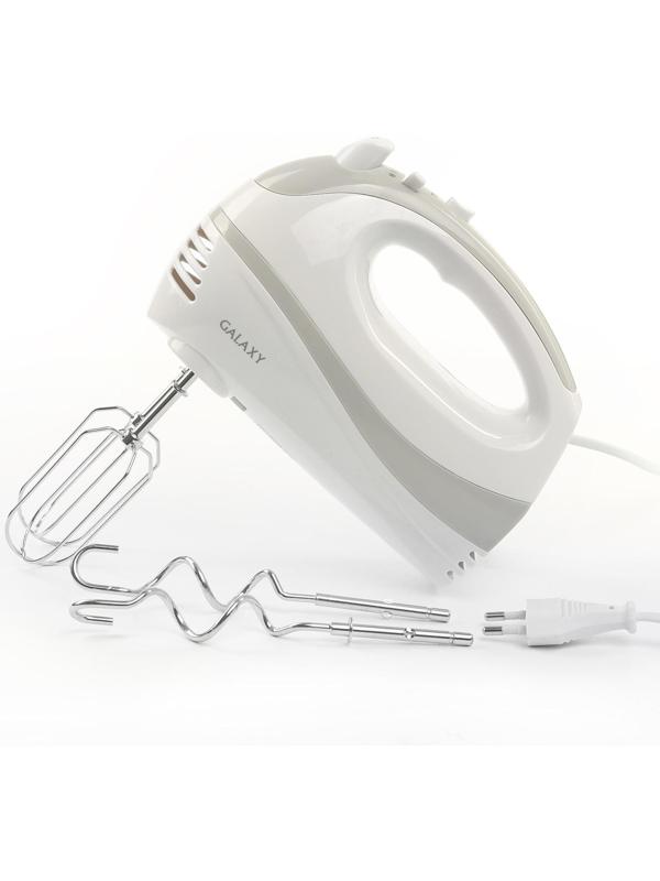 Миксер Galaxy GL 2209, ручной, 300 Вт, 5 скоростей, турбо-режим