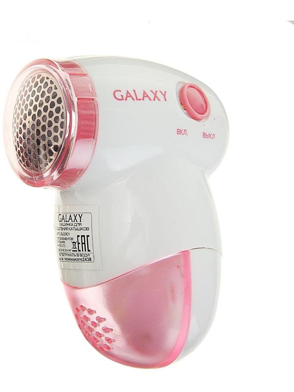 Машинка для удаления катышков Galaxy GL 6301, 2хАА (не в комплекте), бело-розовая