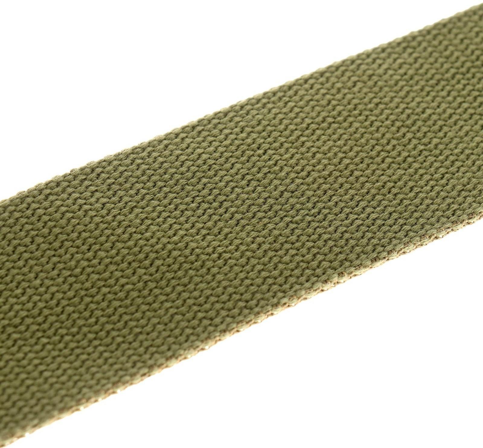 Ошейник брезентовый однослойный, 84 х 4.5 см, ОШ 50-70 см, хаки