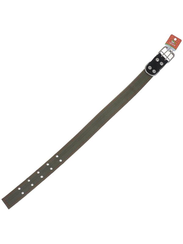 Ошейник брезентовый двухслойный, 82,5 х 4,5 см, ОШ 50-70 см