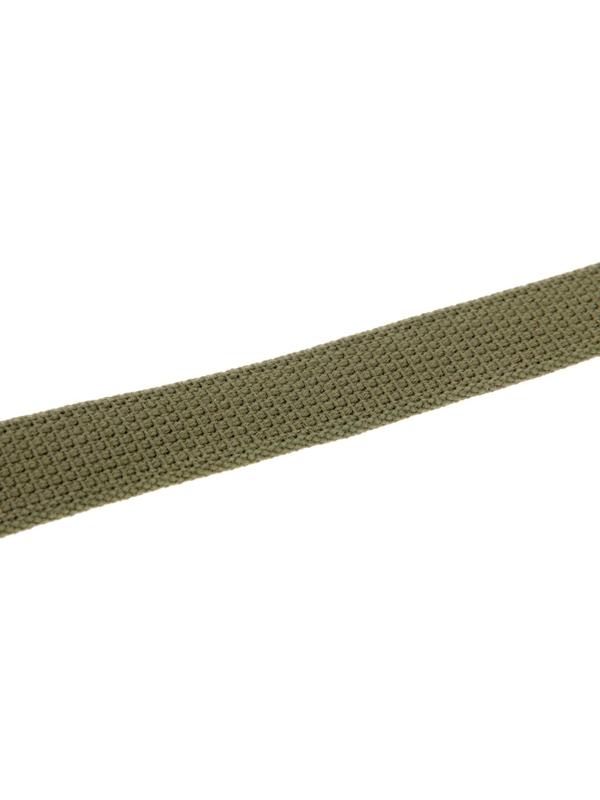 Ошейник брезентовый однослойный, 57 х 2,5 см, ОШ 35-45 см, хаки