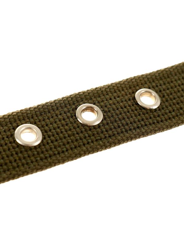 Ошейник брезентовый однослойный, 57 х 2,5 см, ОШ 35-45 см, хаки