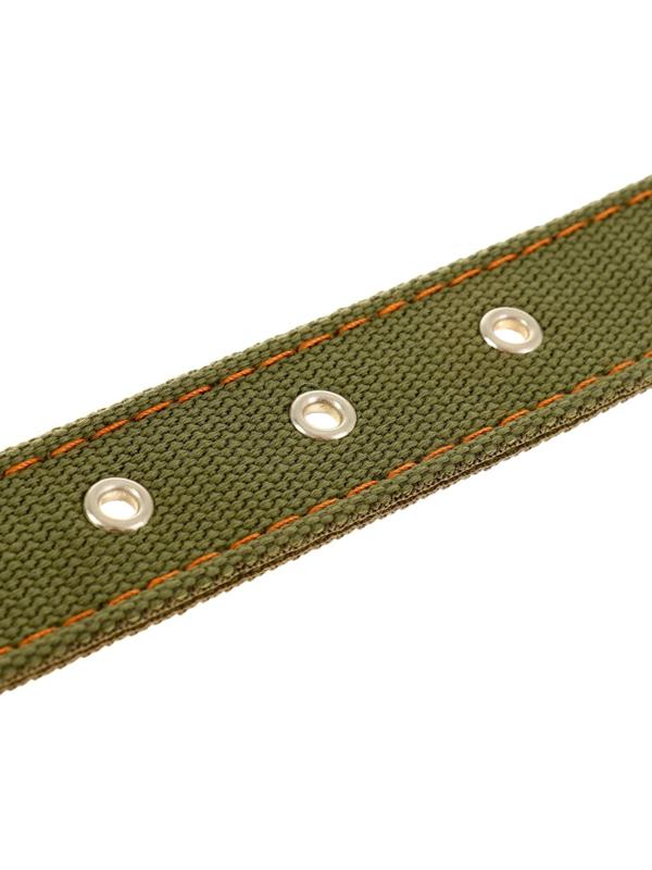 Ошейник брезентовый двухслойный, 72 х 3,6 см, ОШ 45-60 см, хаки