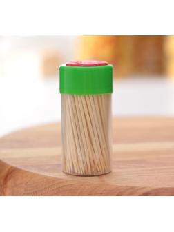 Зубочистки «Цветок», 150 шт, цвет МИКС