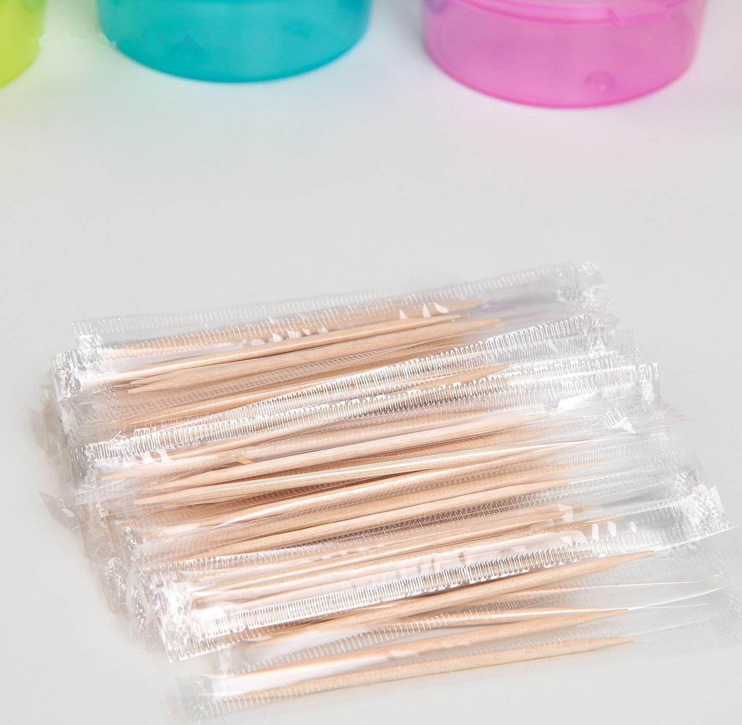 Зубочистки в индивидуальной полиэтиленовой упаковке, 1000 шт