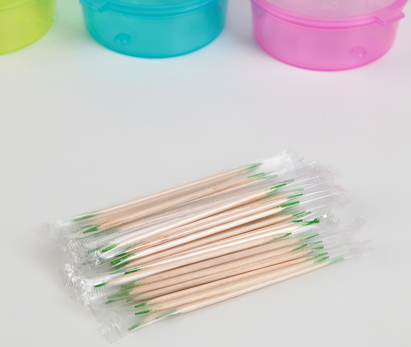 Зубочистки с ментолом Доляна, в индивидуальной полиэтиленовой упаковке, 1000 шт