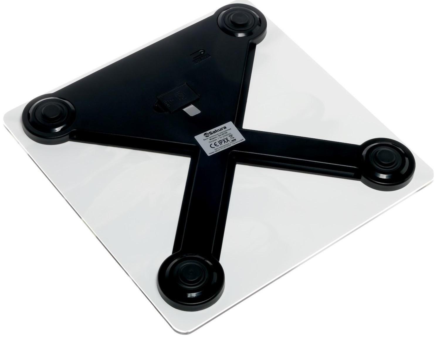 Весы напольные Sakura SA-5072S, электронные, до 180 кг, рисунок 