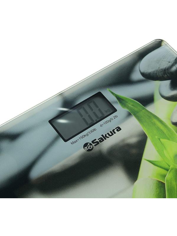 Весы напольные Sakura SA-5072S, электронные, до 180 кг, рисунок 