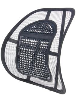 Ортопедическая спинка на сиденье TORSO с вертикальным массажером, 38×39 см