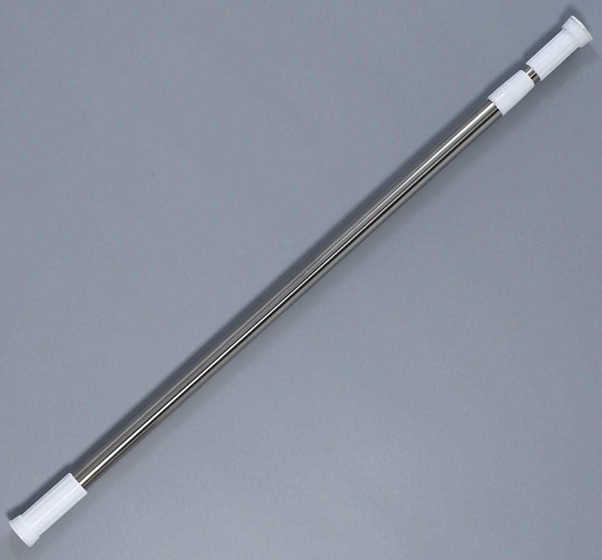 Карниз для ванной комнаты телескопический Доляна, 70-120 см, стальной