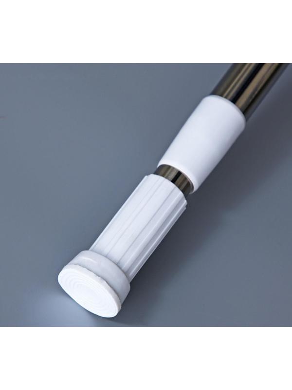 Карниз для ванной комнаты телескопический Доляна, 70-120 см, стальной