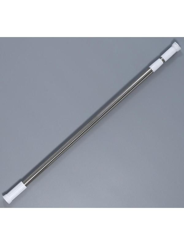 Карниз для ванной комнаты телескопический Доляна, 70-120 см, стальной