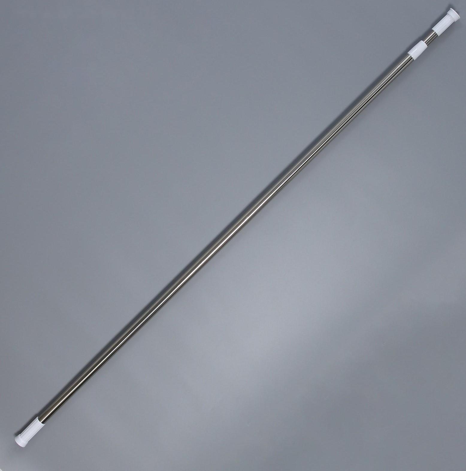 Карниз для ванной комнаты телескопический Доляна, 140-260 см, стальной