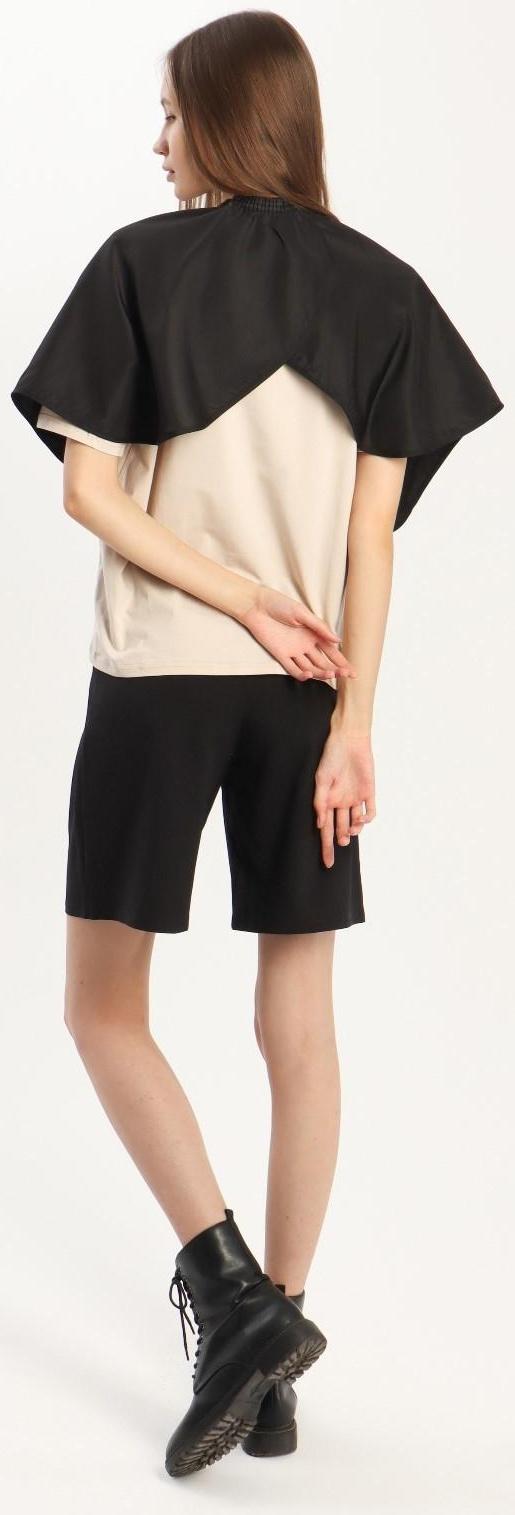 Пелерина парикмахерская, на крючках, 66 × 90 см, цвет чёрный