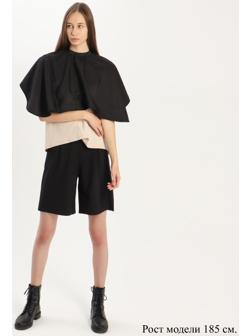 Пелерина парикмахерская, на крючках, 66 × 90 см, цвет чёрный