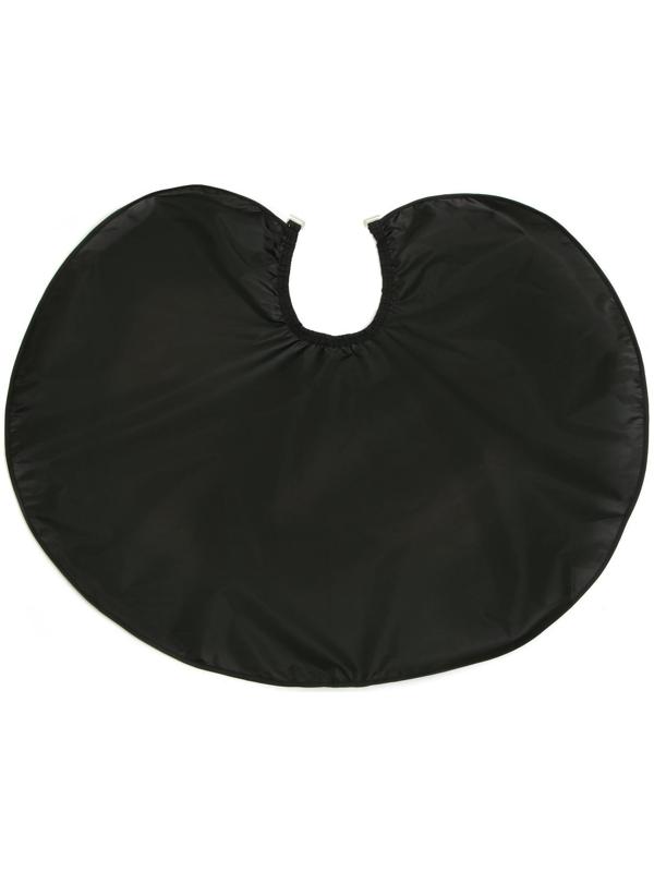 Пелерина парикмахерская, на крючках, 66 × 90 см, цвет чёрный