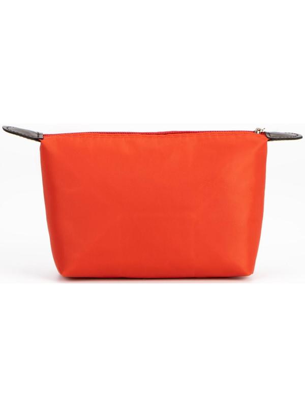 Косметичка на молнии, цвет красный