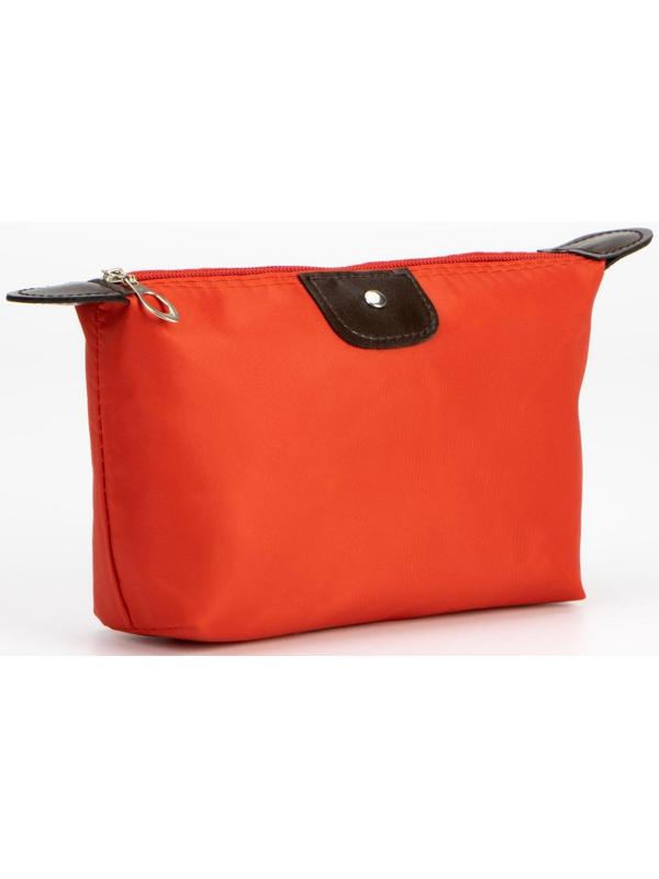 Косметичка на молнии, цвет красный